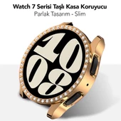 Samsung Galaxy Watch 4 5 6 7 FE 40 mm TEK SIRA Taşlı Kasa Koruyucu (Ekran Koruyucusuz) TEKSIRA thumbnail 8