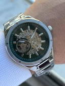 Ferro 2 Yıl Garantili Otomatik Mekanizma 3 Atm Su Geçirmez Çelik Kordon Erkek Kol Saati EFM.31443-Y6 thumbnail 1