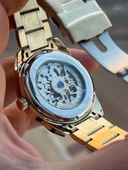 Ferro 2 Yıl Garantili Otomatik Mekanizma 3 Atm Su Geçirmez Çelik Kordon Erkek Kol Saati EFB.40106.B2 thumbnail 6