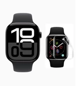 Apple Watch 10 46mm 2 Adet Uyumlu Şeffaf Ultra koruyucu Nano Jelatin thumbnail 1