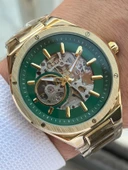 Ferro 2 Yıl Garantili Otomatik Mekanizma 3 Atm Su Geçirmez Çelik Kordon Erkek Kol Saati EF.31443.B6 - 3