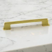 Cemre Altın Metal Kulp 160 mm -16 cm Mobilya Çekmece Mutfak Dolabı Dolap Kulpları Kulbu Kulpu Gold thumbnail 5