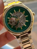 Ferro 2 Yıl Garantili Otomatik Mekanizma 3 Atm Su Geçirmez Çelik Kordon Erkek Kol Saati EF.31443.B6 - 5