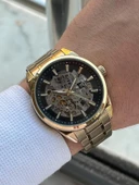 Ferro 2 Yıl Garantili Otomatik Mekanizma 3 Atm Su Geçirmez Çelik Kordon Erkek Kol Saati EFB.40106.B2 thumbnail 3