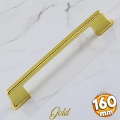 Cemre Altın Metal Kulp 160 mm -16 cm Mobilya Çekmece Mutfak Dolabı Dolap Kulpları Kulbu Kulpu Gold thumbnail 1