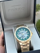 Ferro 2 Yıl Garantili Otomatik Mekanizma 3 Atm Su Geçirmez Çelik Kordon Erkek Kol Saati EF.31443.B6 - 1