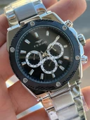 Ferro Çelik Kordon İç Fonksiyonları Aktif Chronograph 30 Mt Su Geçirmez Erkek Kol Saati EFM.31397.J2 thumbnail 4