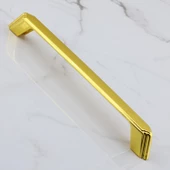 Gökçe Altın Metal Kulp 160 mm -16 cm Mobilya Çekmece Mutfak Dolabı Dolap Kulpları Kulbu Kulpu Gold - 3
