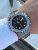 Ferro Çelik Kordon İç Fonksiyonları Aktif Chronograph 30 Mt Su Geçirmez Erkek Kol Saati EFM.43002.A2 thumbnail 2