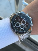 Ferro Çelik Kordon İç Fonksiyonları Aktif Chronograph 30 Mt Su Geçirmez Erkek Kol Saati EFM.31397.J2 thumbnail 3