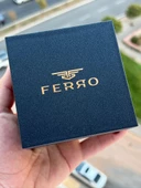 Ferro Çelik Kordon İyon Kaplama Kasa Tasarım Seri 30 Mt Su Geçirmez Erkek Kol Saati EFM.40122.A2 - 6