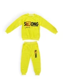 Strong Motif Kız Çocuk Eşofman MNK0625 - 32