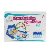 HE0631 Babycim Pianolu Balina Oyun Halısı -Birliktoys - 1