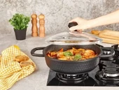 Kahraman KAH 3532 Motto Basık Tencere 24 cm - 1