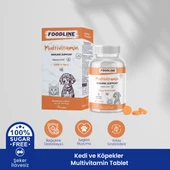 Foodline MultiVitamin 75 Tablet Kedi ve Köpekler İçin Bağışıklık Destekleyici - 2
