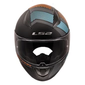 LS2 RAPID 2 EXTRA MAT GRİ-NEON TURUNCU KASK XL thumbnail 2