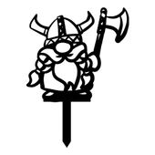 Bahçe Kazığı Demir Üretimi Viking Tasarım Bahçe Süsü - 3