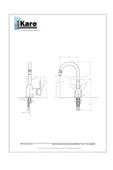 KARE BATARYA  Stil Mix Lavabo (Kısa Borulu Oynar Perlatörlü) - 2