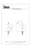 KARE BATARYA  Optimum Mix Lavabo Bataryası Kısa Borulu - 2