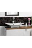 Turkuaz  Bella Tezgahüstü Lavabo 70x45 cm (Duvara Sıfır Lavabo) - 1