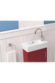Turkuaz  City Lavabo 25x50 cm (Sağdan Batarya Delikli) - 1