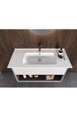 Turkuaz  Blue Etajerli Lavabo 100x47 cm - 1