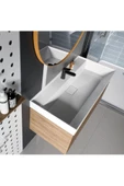 Turkuaz  Sharp Etajerli Lavabo 100x48 Cm - 1
