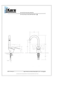 KARE BATARYA  Spectra Mix Lavabo Bataryası(Kısa Borulu) - 2