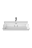 Turkuaz  Sharp Etajerli Lavabo 100x48 Cm - 3