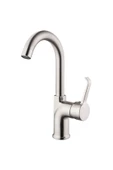 KARE BATARYA  İNOX MİX KISA BORULU LAVABO BATARYASI - 1