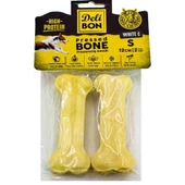 DELİBON DERİ PRES KEMİK 12CM S BOY 2Lİ PAKET BEYAZ 12CMX2AD. - 1