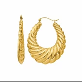 Midye Küpe 14 Ayar - 1