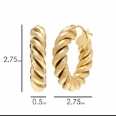 Kalın Burgu Küpe - 2