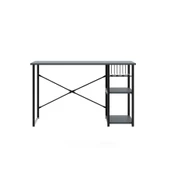 Eportatif Çalışma Masası Telli Raflı Ofis Laptop Bilgisayar Masası Füme 1446 - 3