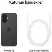 Apple iPhone 16 128GB Siyah Cep Telefonu (Apple Türkiye Garantili) - 9