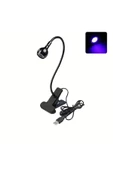Fontenay 3W UV LED Tırnak Kurutucu Ultraviyole Esnek Klipsli Masa USB Jel Kurutma Lambası - 1