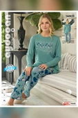 Aydoğan Kadın Ezgi Flexible YOU ARE Enough Mint Pijama Takım 0629 - 3