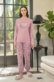 Aydoğan Kadın Sezin the beauty of roses Pudra Pijama Takım 0579 thumbnail 2