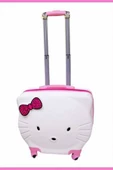 Hello Kitty Pembe Çocuk Valizi - 5
