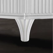 Mobilya Kanepe Koltuk Tv Ünitesi Baza Ayağı Orta Sehpası Konsol Ayak Ayakları 12 cm Beyaz thumbnail 5