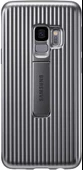 Samsung Galaxy S9 Orjinal Protective Stanting Cover Gümüş - EF-RG960CSEGWW thumbnail 1