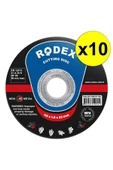 Rodex Metal, Inox, Paslanmaz Çelik Kesme Taşı 115mm 10 Adet - 1