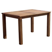 İstanbul 100x240 Sabit Ayaklı Ahşap Bahçe Balkon Masası thumbnail 2