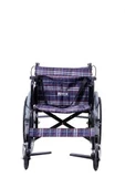SDM MEDİKAL Witra Tekerlekli Sandalye Ekose Kumaş Ve Manuel Standart Konfor thumbnail 5