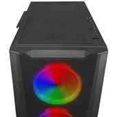 POWERBOOST VK-W001B 4-ARGB FANLI GAMING MID-TOWER PC KASASI  360MM SIVI SOĞUTMA DESTEĞİ thumbnail 5