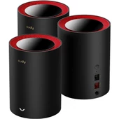 CUDY M3000 AX3000 2.5GIGABIT DUAL BAND MESH ROUTER 3-lü paket thumbnail 1