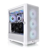 THERMALTAKE 750W 80+ BRONZE S250 TG CA-3Y6-75M6WE-00 4-FANLI GAMING E-ATX PC KASASI BEYAZ - 1