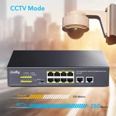 CUDY 8port GS1010P GIGABIT 2-UPLINK 120W FULL POE SWITCH thumbnail 5