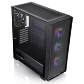 THERMALTAKE 650W 80+ BRONZE H390 TG CA-3Y9-65S1WE-00 4-RGB FANLI GAMING MIC TOWER PC KASASI thumbnail 2