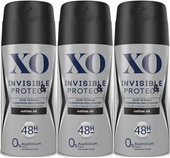 XO Deodorant 150ML Men-Erkek Invisible & Protect (3 Lü Set) - 1